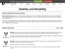 Tablet Screenshot of media-services.co.uk